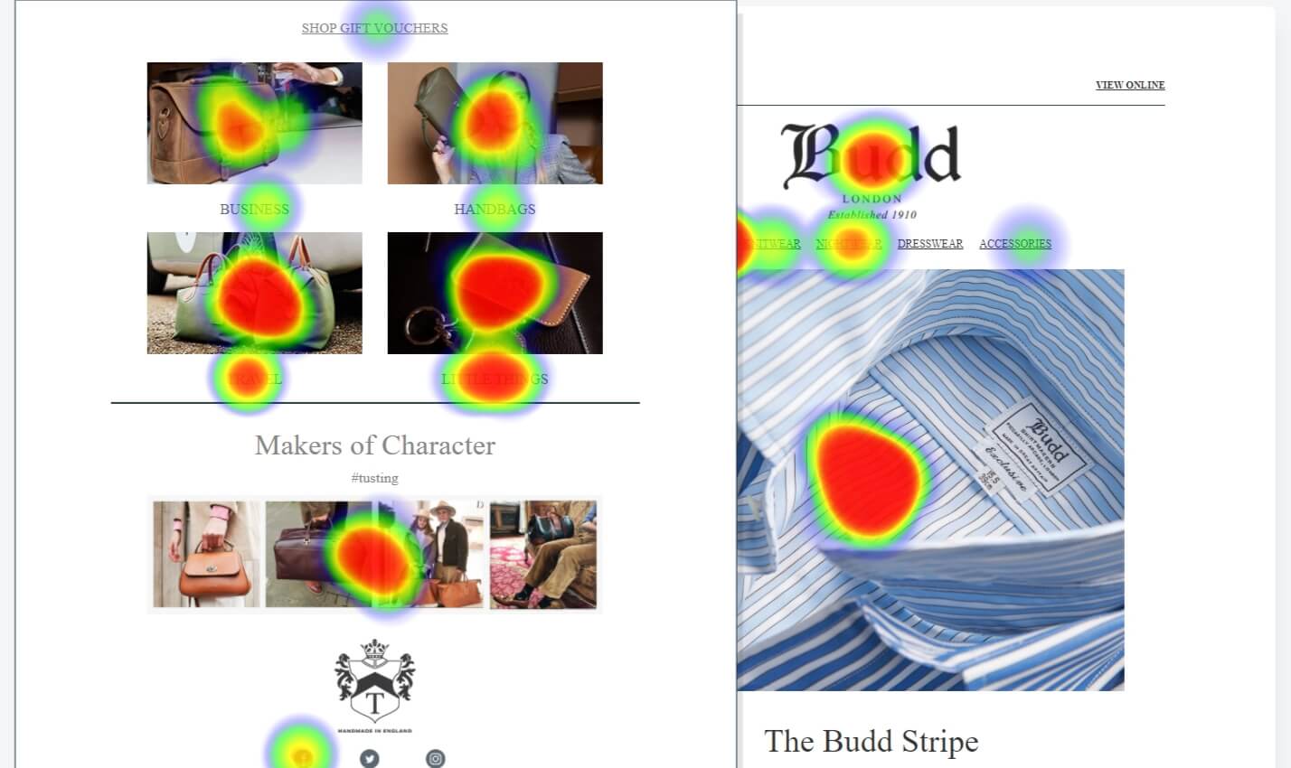 Mailchimp Heatmaps Screenshot