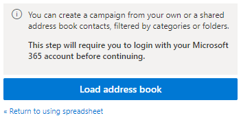 Load address book button in SecureMailMerge